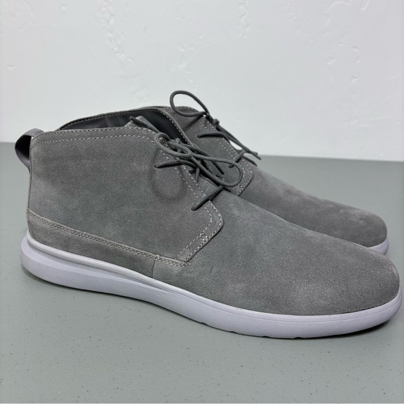johnnie-O Other - Johnnie-O Chill Chukka Boots Men's Neutral Gray Size 13 M Leather Suede Upper